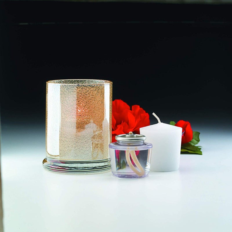 D'light Online HD15 Liquid Votive Candles Fuel Cells - 15 Hour Burn Time Liquid Wax Disposable Clear Plastic Fuel Cells for Wedding Hotel, Restaurant Tables and Emergency Candles - Set of 96 - Image 5